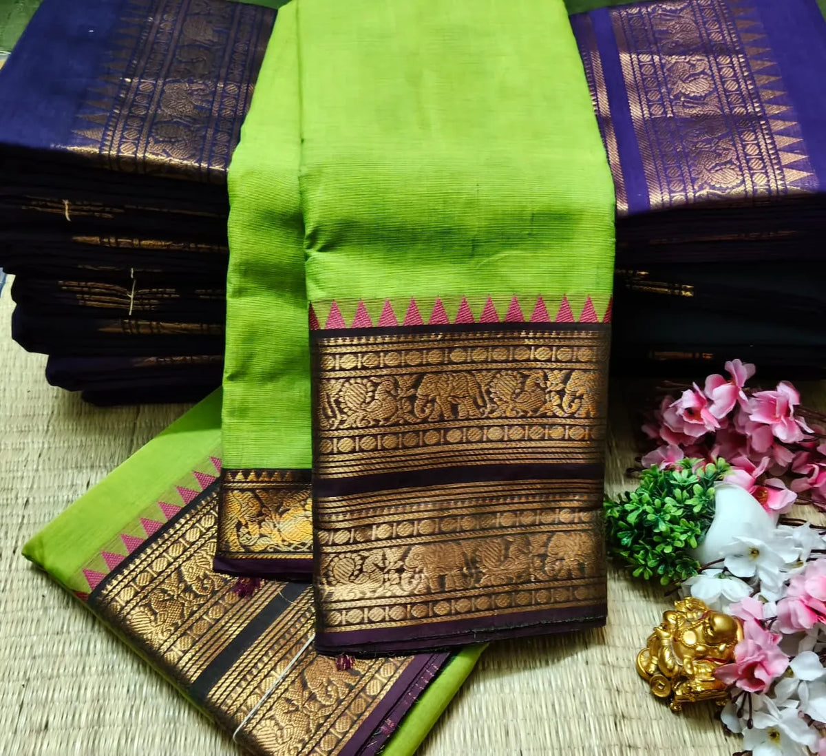 💜❤️Classic Kanchi Cotton Sarees💜❤️ 5